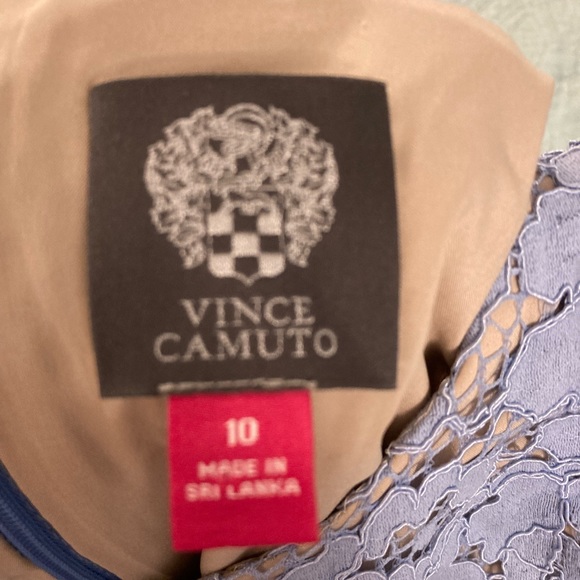 Vince Camuto Light Blue Lace Dress Size 10 - Picture 2 of 2